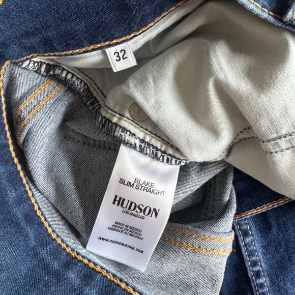 Hudson | Men's Blake Slim Straight Jeans - Size 32 - Picture 4 of 12
